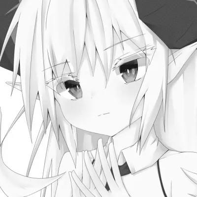 女头像ins风漫画黑白
