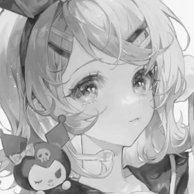 女头像ins风漫画黑白