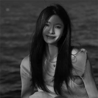 精选女生头像ins高级质感黑白