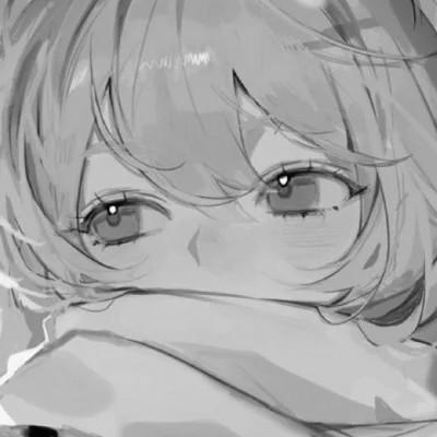 女头像ins风漫画黑白