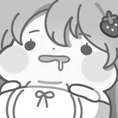 女头像ins风漫画黑白