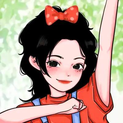 超火超好看的女生手绘头像图片