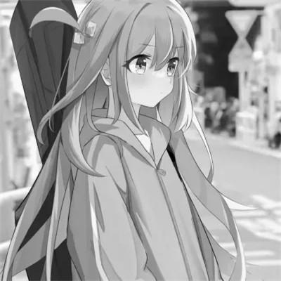 女头像ins风漫画黑白