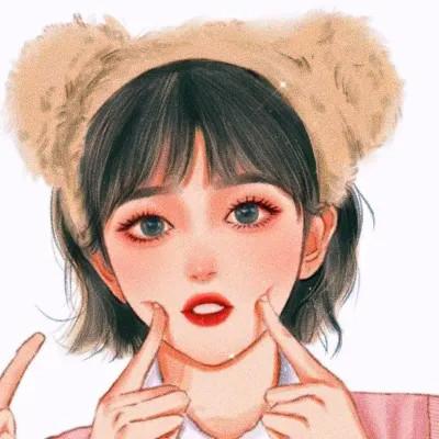 超火超好看的女生手绘头像图片