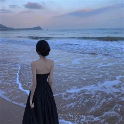 唯美头像背影女生漂亮图片