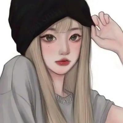 超火超好看的女生手绘头像图片