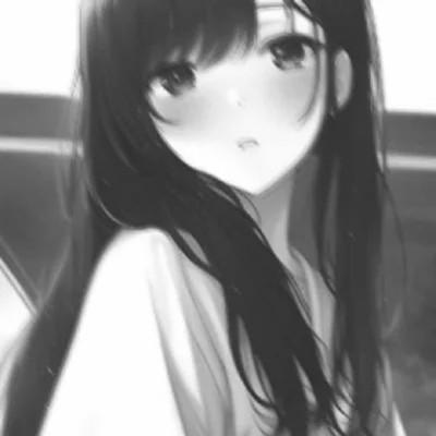 女头像ins风漫画黑白