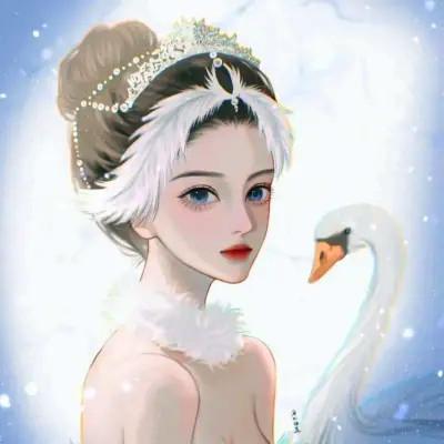 超火超好看的女生手绘头像图片
