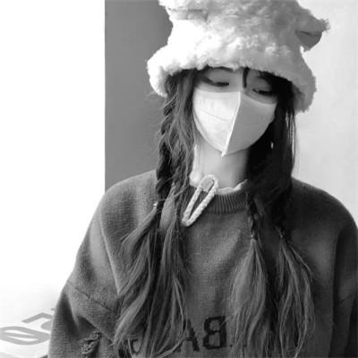 精选女生头像ins高级质感黑白