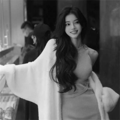 精选女生头像ins高级质感黑白