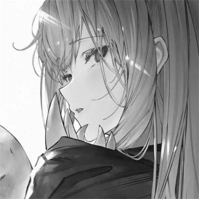 女头像ins风漫画黑白