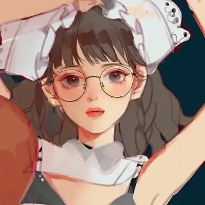 超火超好看的女生手绘头像图片
