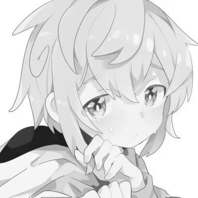 女头像ins风漫画黑白