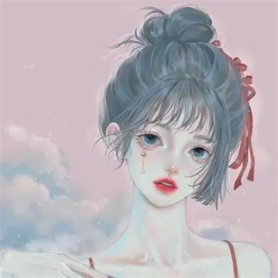 超火超好看的女生手绘头像图片