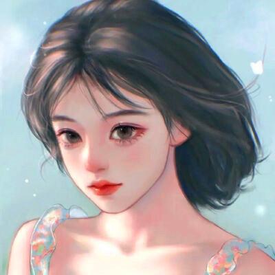 超火超好看的女生手绘头像图片
