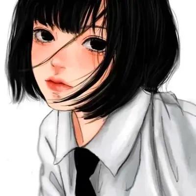 超火超好看的女生手绘头像图片