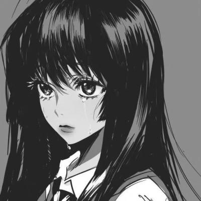 女头像ins风漫画黑白