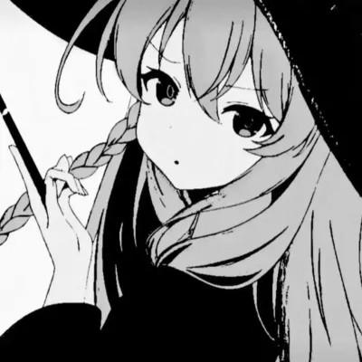 女头像ins风漫画黑白