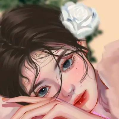 超火超好看的女生手绘头像图片