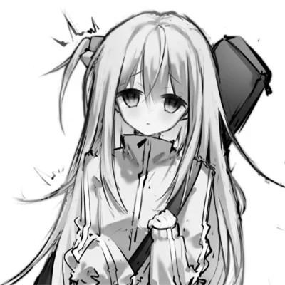 女头像ins风漫画黑白
