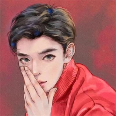 不明显的情头一人一张动漫情侣图片，不落俗套
