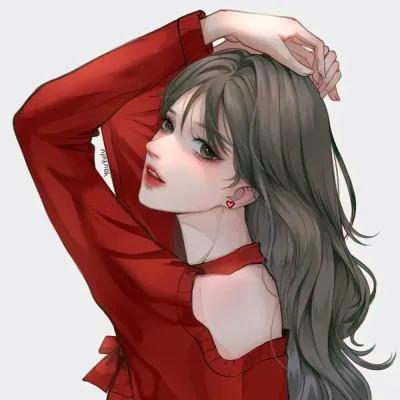 优质手绘头像女 高清好看的微信头像手绘女生图片
