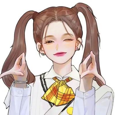 优质手绘头像女 高清好看的微信头像手绘女生图片