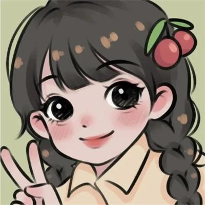 不明显的情头一人一张动漫情侣图片，不落俗套