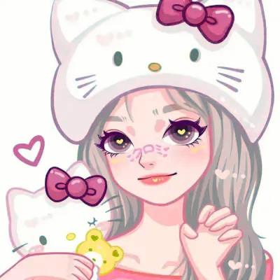 优质手绘头像女 高清好看的微信头像手绘女生图片