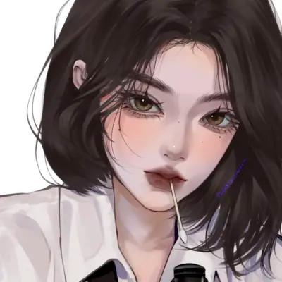 优质手绘头像女 高清好看的微信头像手绘女生图片