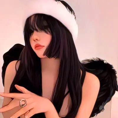 优质手绘头像女 高清好看的微信头像手绘女生图片