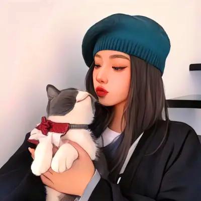 优质手绘头像女 高清好看的微信头像手绘女生图片