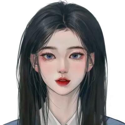 优质手绘头像女 高清好看的微信头像手绘女生图片