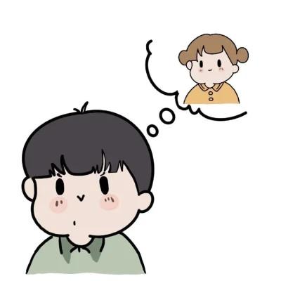 不明显的情头一人一张动漫情侣图片，不落俗套