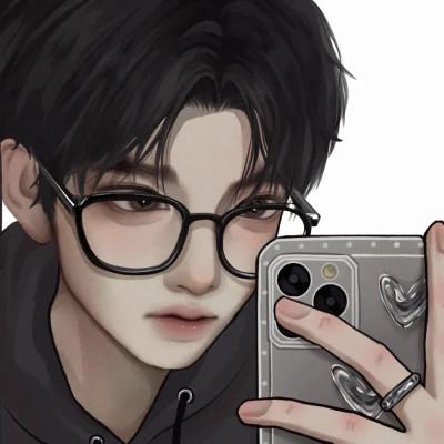 不明显的情头一人一张动漫情侣图片，不落俗套