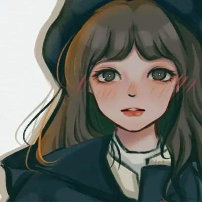 优质手绘头像女 高清好看的微信头像手绘女生图片