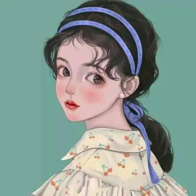 优质手绘头像女 高清好看的微信头像手绘女生图片