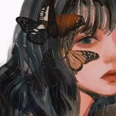 优质手绘头像女 高清好看的微信头像手绘女生图片