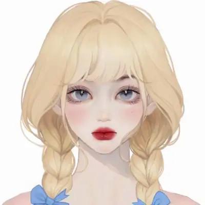 优质手绘头像女 高清好看的微信头像手绘女生图片