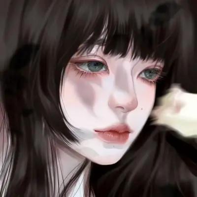 优质手绘头像女 高清好看的微信头像手绘女生图片
