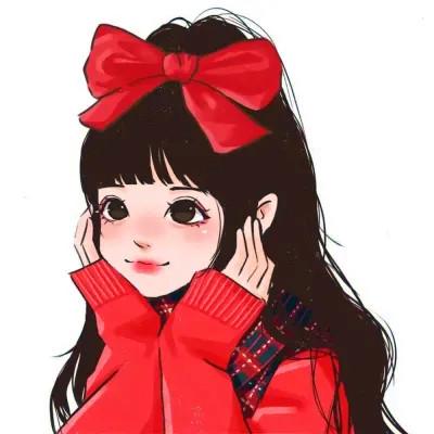 优质手绘头像女 高清好看的微信头像手绘女生图片