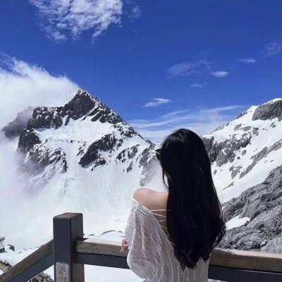 仙气女生头像高级氛围背影