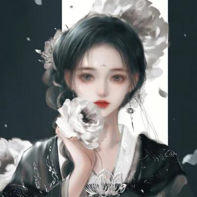 动漫头像女生组团开黑 同人不同颜色