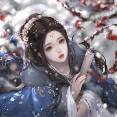 闺蜜多人女生头像手绘卡通图片
