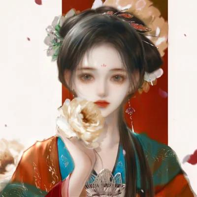 动漫头像女生组团开黑 同人不同颜色