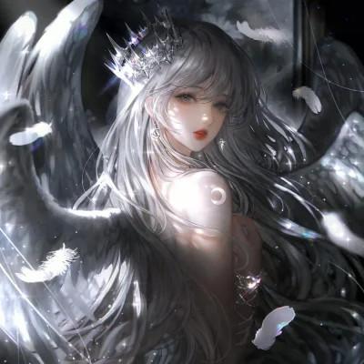 动漫头像女生组团开黑 同人不同颜色