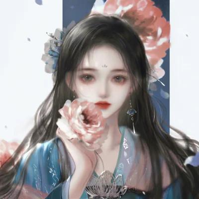 动漫头像女生组团开黑 同人不同颜色
