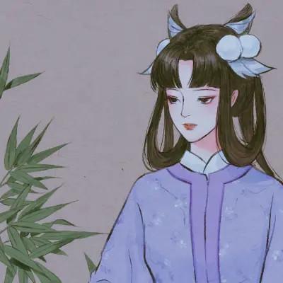 古风女生手绘头像