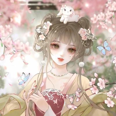 闺蜜多人女生头像手绘卡通图片