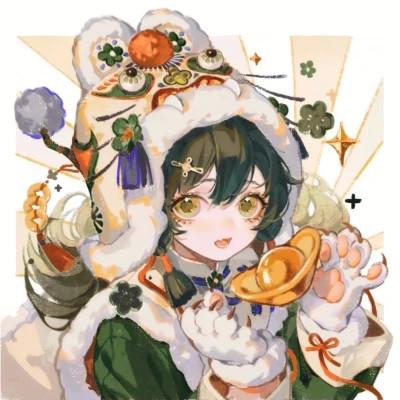 闺蜜多人女生头像手绘卡通图片